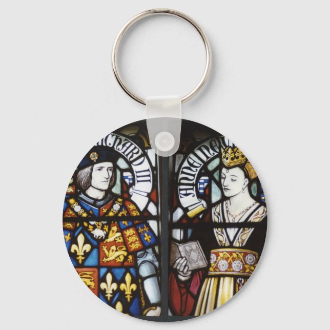 RICHARD III AND QUEEN ANNE OF ENGLAND KEYCHAIN (Front)