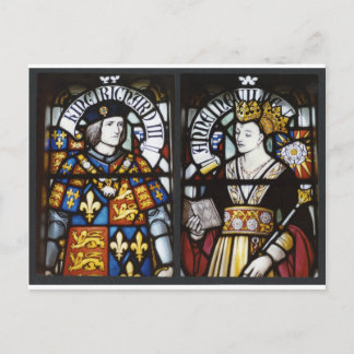 RICHARD III AND QUEEN ANNE OF ENGLAND POSTCARD