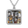 RICHARD III AND QUEEN ANNE OF ENGLAND SILVER PLATED NECKLACE
