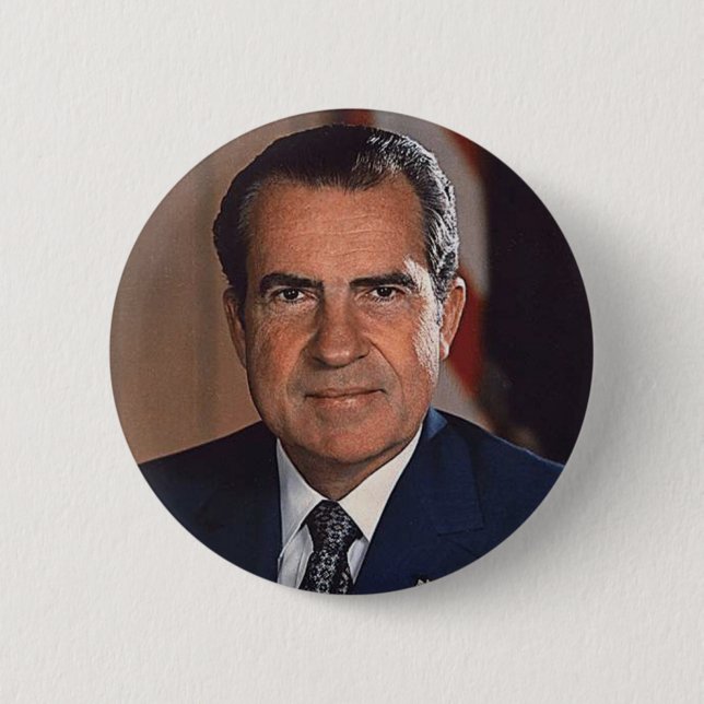 Richard M. Nixon Pinback Button (Front)
