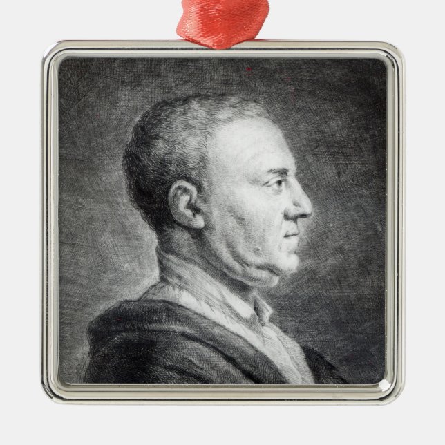 Richard Mead, 1739 Metal Ornament (Front)