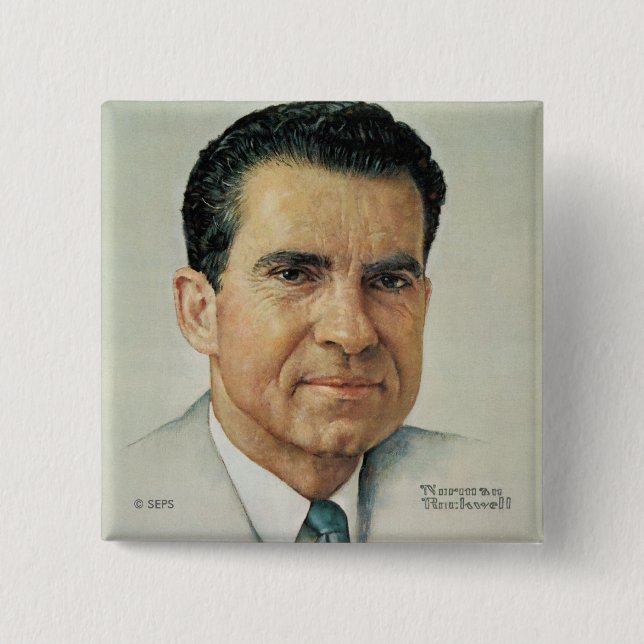 Richard Milhouse Nixon Pinback Button (Front)