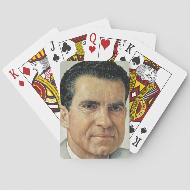 Richard Milhouse Nixon Poker Cards (Back)