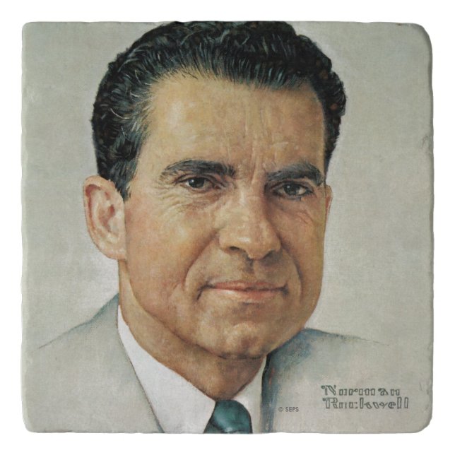 Richard Milhouse Nixon Trivet (Front)