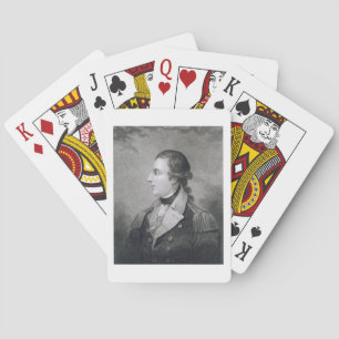 Richard Montgomery (1736-75) engraved by E. Macken Poker Cards