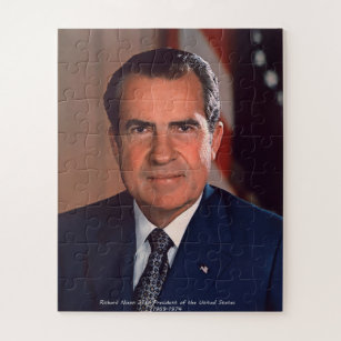 Richard Nixon 37th President of the United States Jigsaw Puzzle