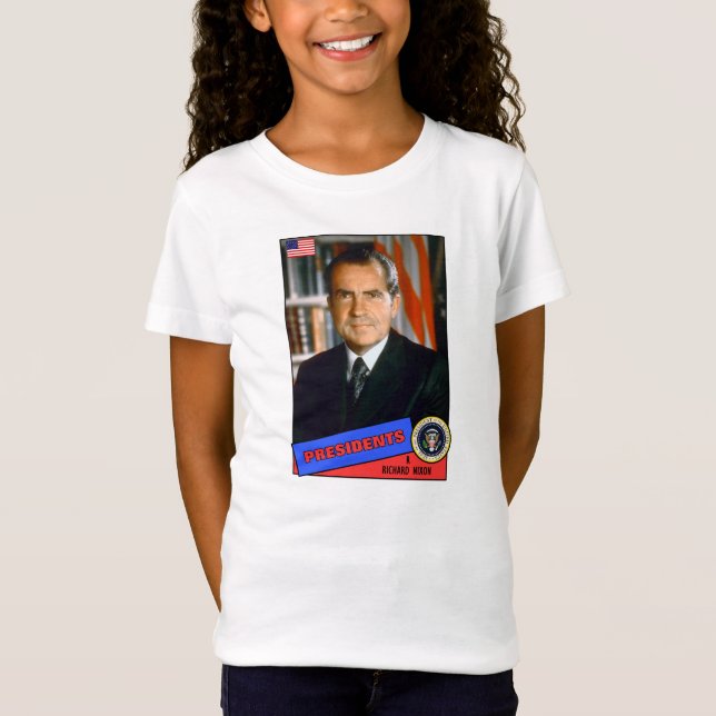Richard Nixon Baseball Card T-Shirt (Front)