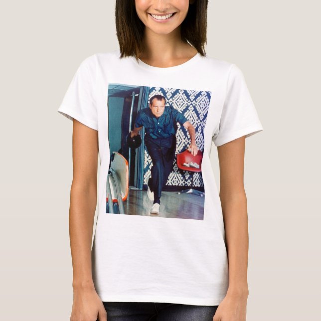 Richard Nixon Bowling T-Shirt (Front)