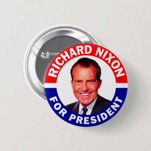 Richard Nixon For President Button | Zazzle