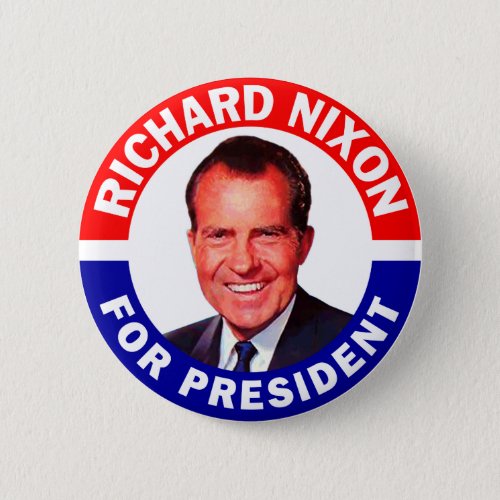 Richard Nixon For President Button