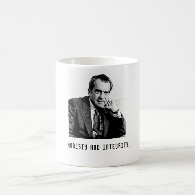 Richard Nixon Honesty and Integrity Coffee Mug (Center)