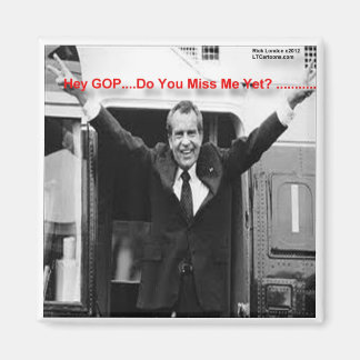 Richard Nixon "Miss Me Yet?" Funny Gifts & Tees Magnet