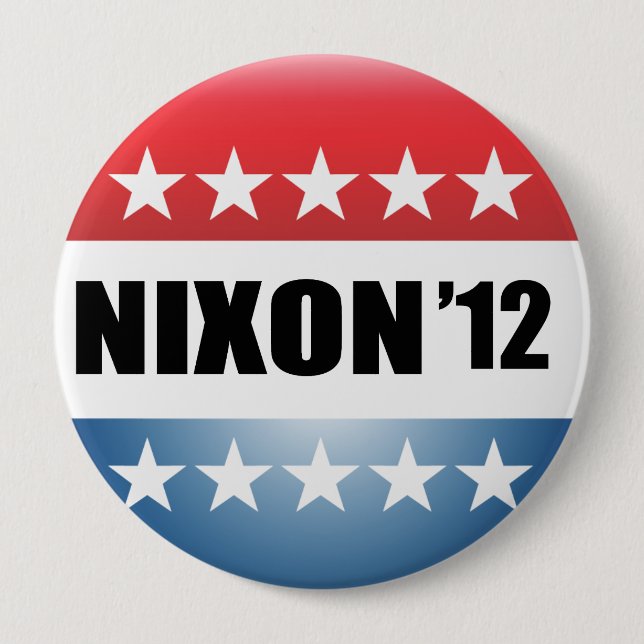 RICHARD NIXON PINBACK BUTTON (Front)