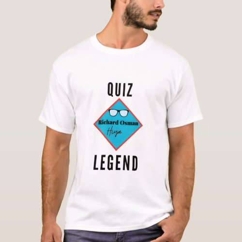 Richard Osman Hiya Quiz Legend Classic T_shirt