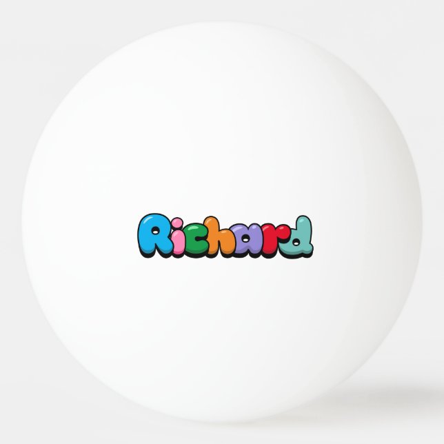 Richard Ping Pong Ball (Front)