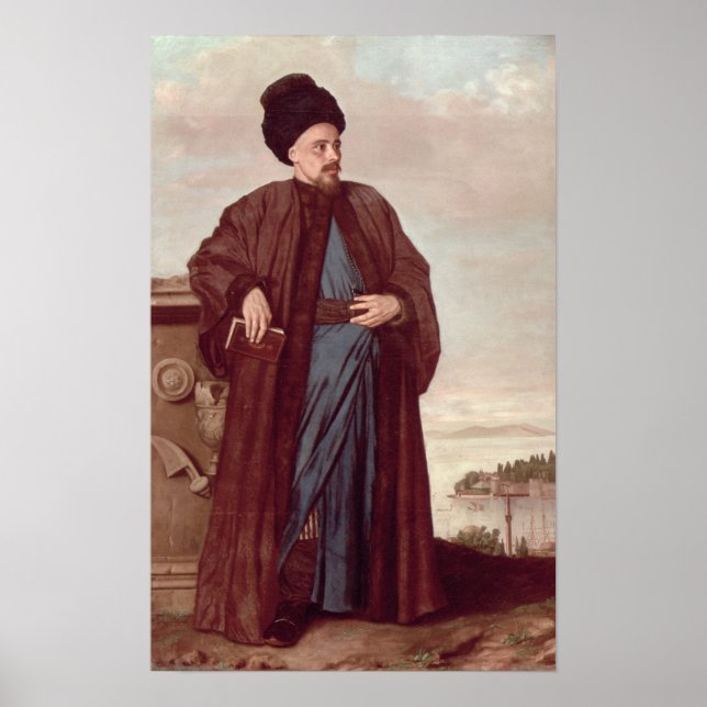 Richard Pococke in oriental costume, 1738 Poster (Front)