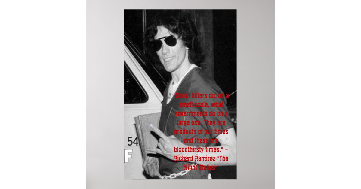 Richard Ramirez Poster | Zazzle