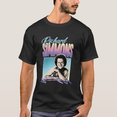 Richard Simmons 80s Styled Tribute Design T_Shirt
