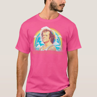 Richard Simmons Retro Aesthetic Rainbow Fan Art T-Shirt
