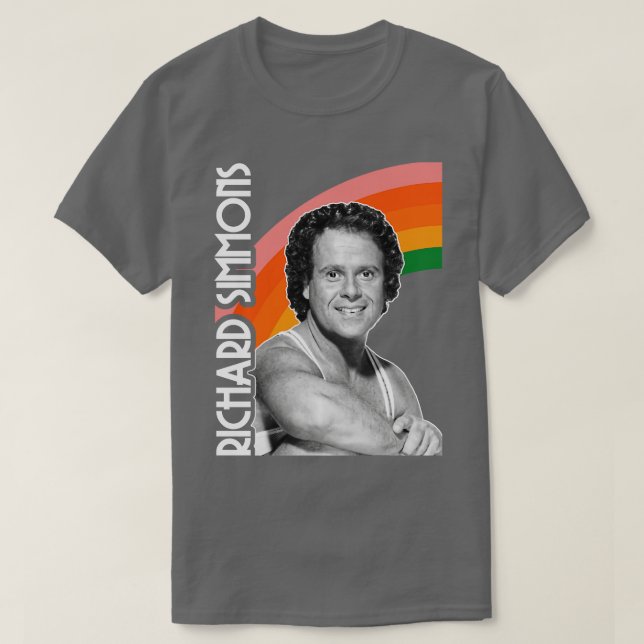 Richard Simmons Retro Style FanArt Design T-Shirt (Design Front)