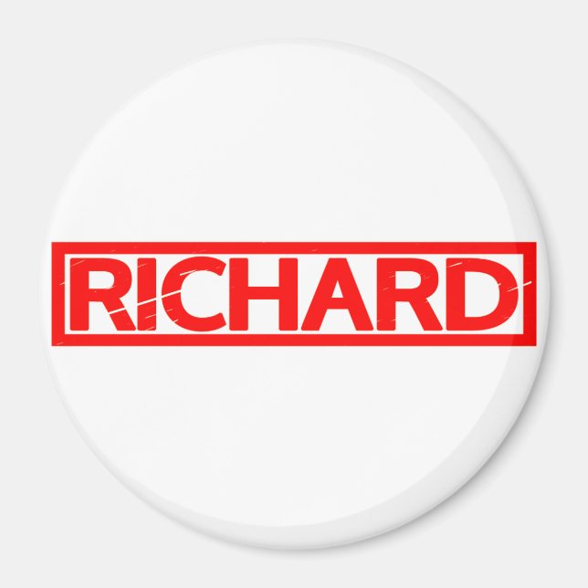 Richard Stamp Magnet (Front)