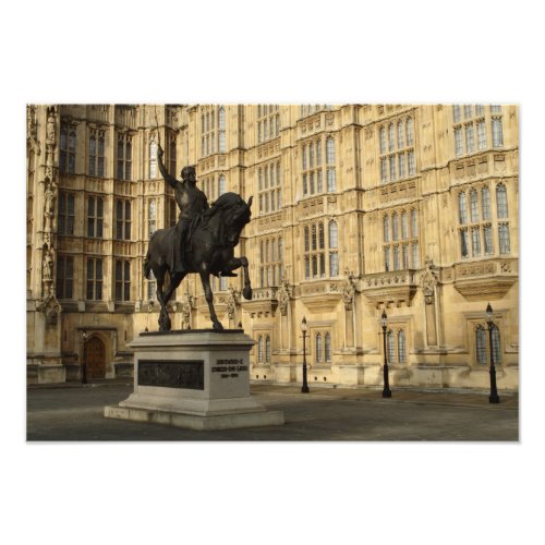 Richard The Lionheart At Westminster Photo Print