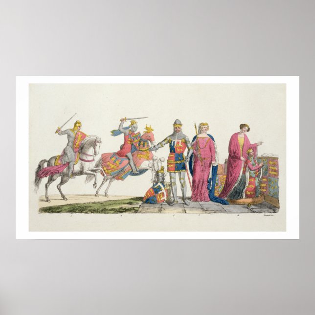 Richard the Lionheart, John of Gaunt, Edward III, Poster (Front)