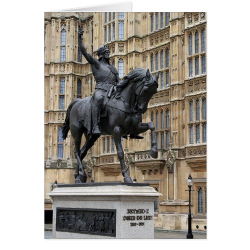 Richard the Lionheart Statue _ Parliament _ London