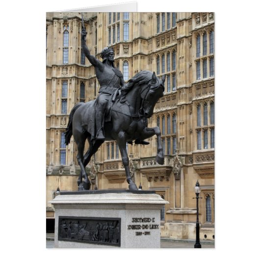 Richard the Lionheart Statue - Parliament - London (Front)