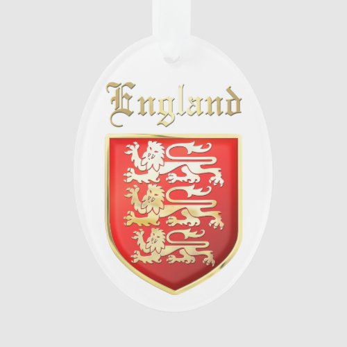 Richard the Lionhearts Royal Arms of England Ornament