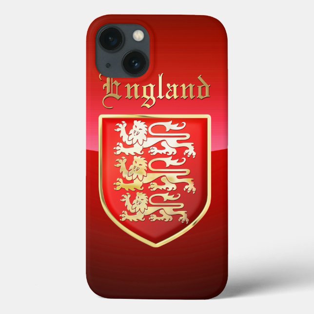 Richard the Lionheart's Royal Shield of England Case-Mate iPhone Case (Back)