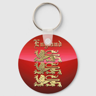 Richard the Lionheart's Royal Shield of England Keychain