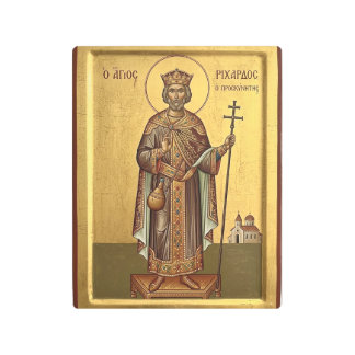 Richard the Pilgrim, a Saint Metal Print