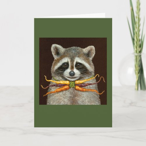 Richard the raccoon card