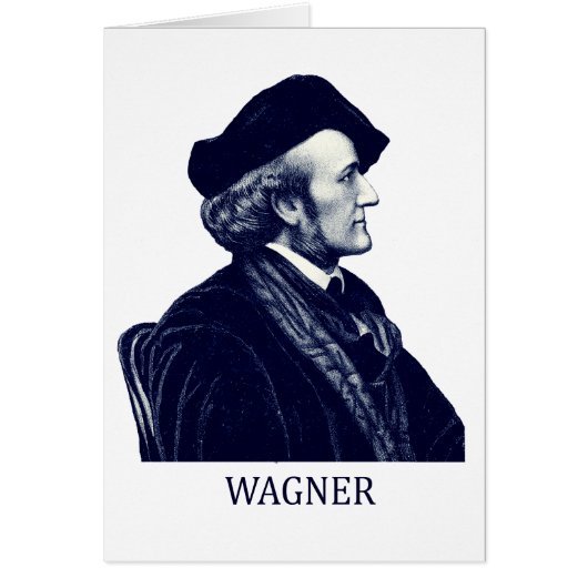 Richard Wagner, blue Cards (Front)