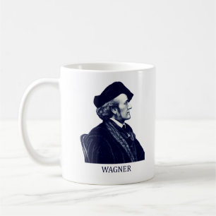 Richard Wagner, blue Coffee Mug