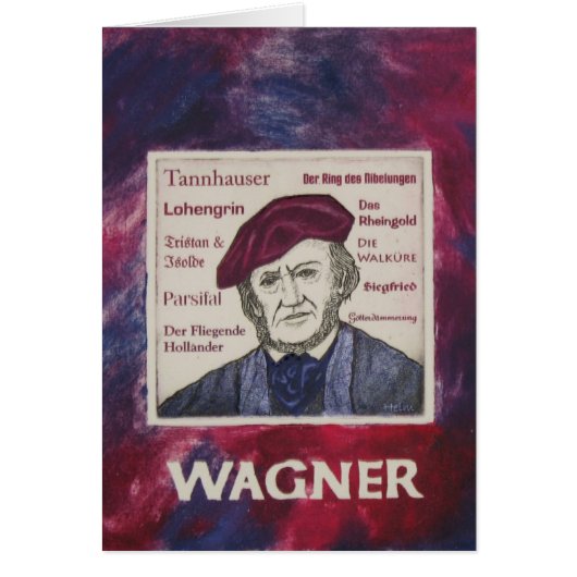 Richard Wagner card (Front)