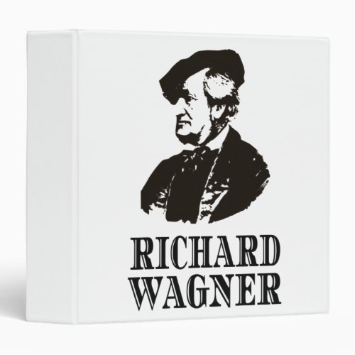 Richard Wagner Classical Music Composer Classic 3 Ring Binder