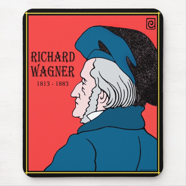 Richard Wagner Mousepad (Front)