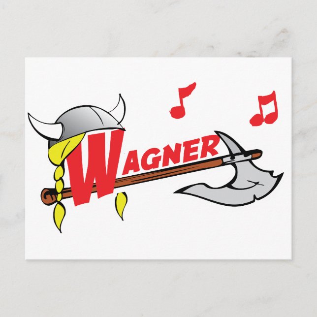 Richard Wagner Postcard (Front)