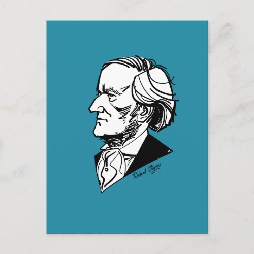 Richard Wagner Postcard