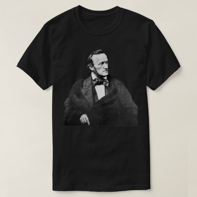 Richard Wagner Sticker T-Shirt (Design Front)