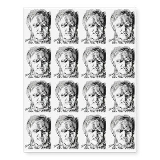 Richard Wagner temporary tattoo