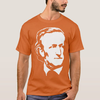 Richard Wagner White On Black T-Shirt