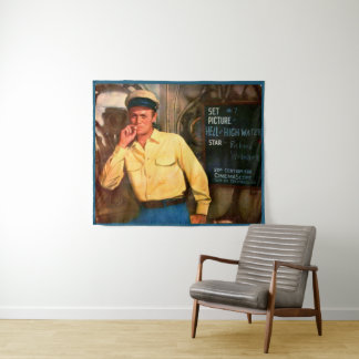 Richard Widmark ad for Hell and High Water Tapestry