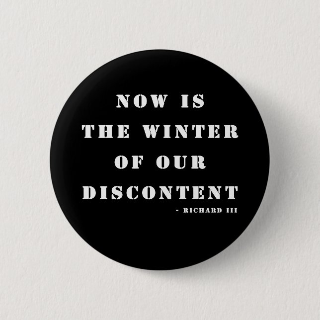 RichardIII4 Button (Front)