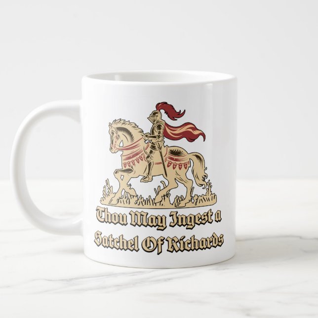 Richards Jumbo 20oz Giant Coffee Mug (Left)
