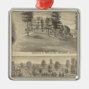 Richards residence, Watertown Nashotah House Metal Ornament
