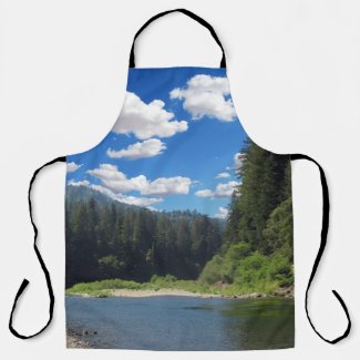 Richardson Grove California All-Over Print Apron