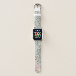 Richardson's New Map Of The State Of Texas Apple Watch Band